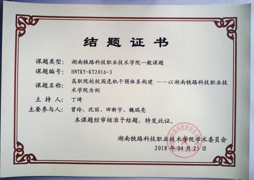 丁琦2016院级
